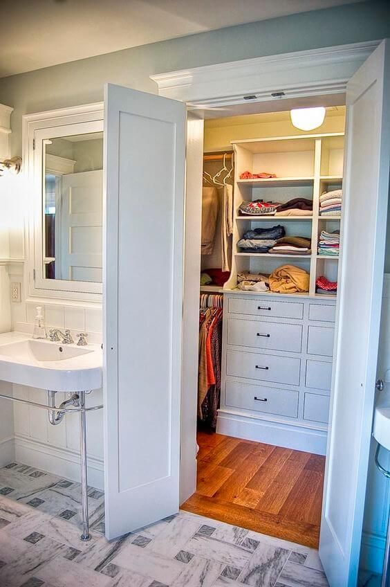 Closet And Bathroom Designs