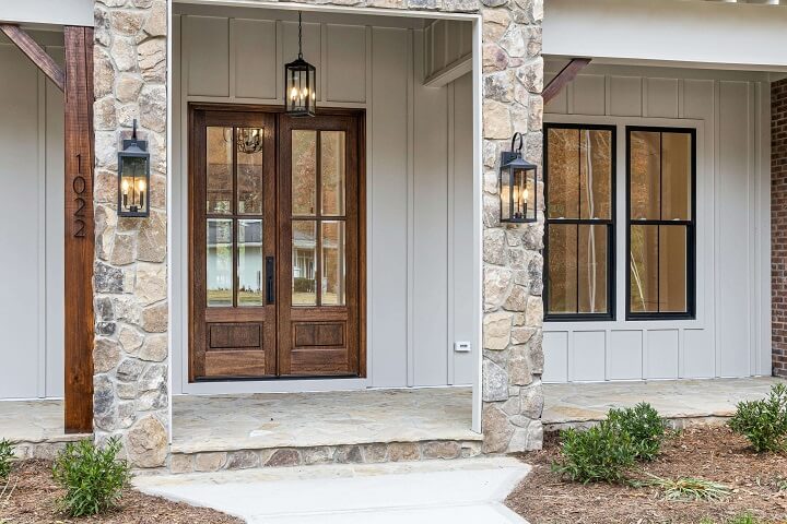 double door design